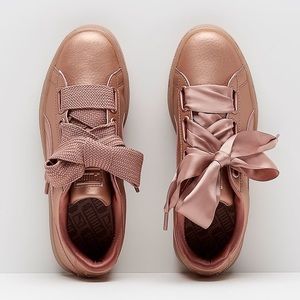 puma basket heart copper puma basket heart copper